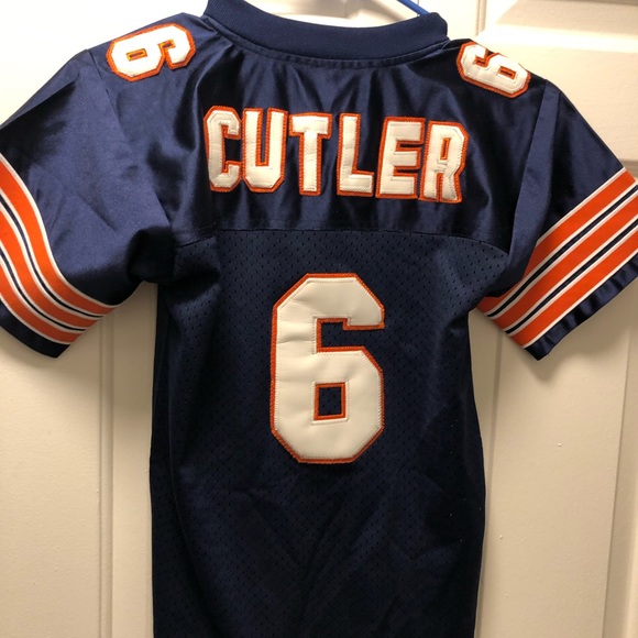 NFl Spparel Chigaco Bear #6 Cutler Boy’s Authentic Jersey Size 7 - Picture 2 of 11
